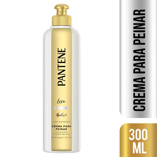Crema Para Peinar Pantene Liso Extremo Botella X 300 Ml P&G
