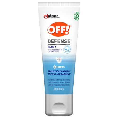 Repelente Off Defense Gel Bebé 100 Ml Sc Johnson