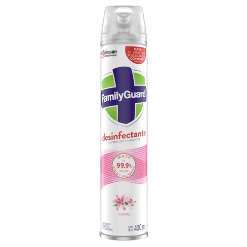 Desinfectante Family Guard Aerosol Floral Frasco X 400 Ml Johnson