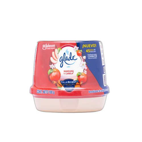 Ambientador Glade Cubo Gel Manzana Canela 180 Gr Sc Johnson