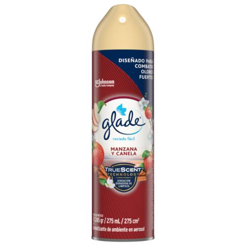 Ambientador Glade Aerosol Manzana Canela 275 Ml Sc Johnson