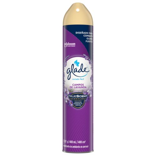 Ambientador Glade Aerosol Lavanda Frasco X 400 Ml Johnson
