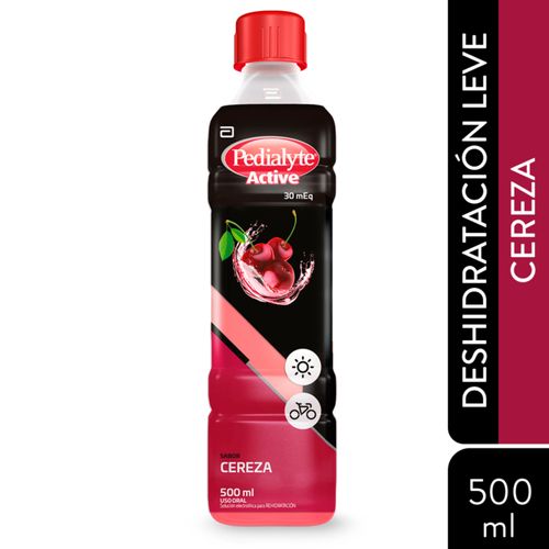 Pedialyte Suero Oral 30 Zinc Cereza Frasco X 500 Ml Abbott