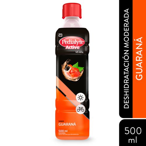Pedialyte Suero Oral 45 Meq Guarana X 500 Ml Abbott