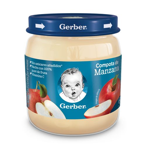 Compota Gerber Manzana Frasco X 113 Gr Nestle