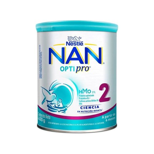 Fórmula Infantil Nan Optipro Etapa 2 Lata X 400 Gr Nestle