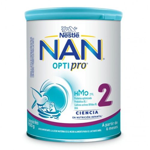 Fórmula Infantil Nan Optipro Etapa 2 Lata X 900 Gr Nestle