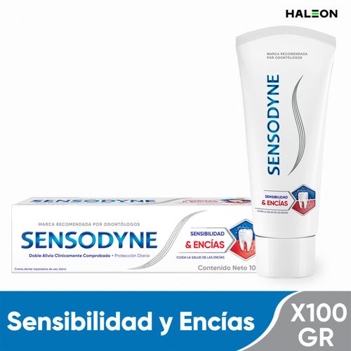 Crema Dental Sensodyne Sensibilidad Encias Tubo X 100 Gr Gsk