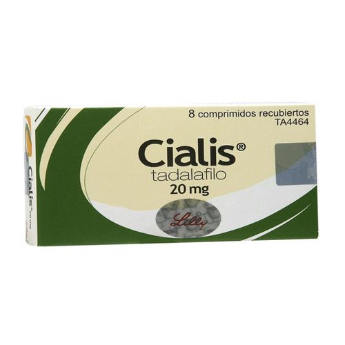 Cialis Tadalafil 20 Mg Caja X 8 Comprimidos Lilly