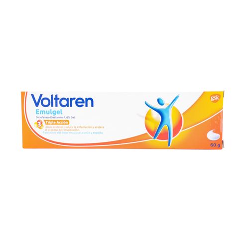 Voltaren Emulgel Diclofenaco 1Gr Tubo X 60 Gr Gsk