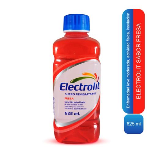 Electrolit Fresa Frasco X 625 Ml Pisa