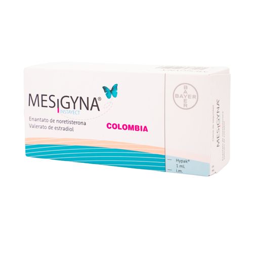 Mesigyna 1 50/5 Caja X 1 Ampolla Jeringa Prel Solución Inyectable Bayer