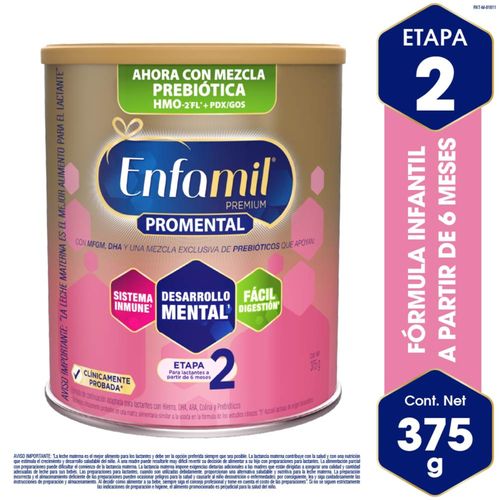 Enfamil Premium Etapa 2 Etapa Lata X 375 Gr Polvo Mead Johnson