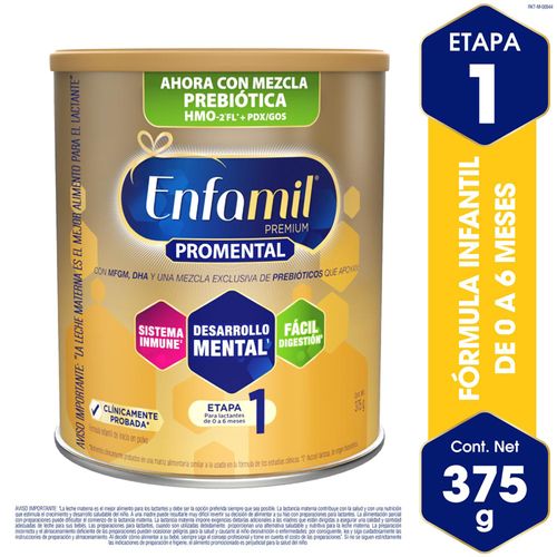 Enfamil Premium Etapa 1 Etapa Lata X 375 Gr Polvo Mead Johnson