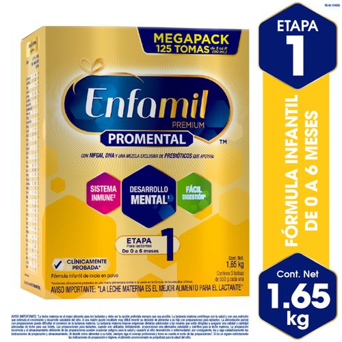 Enfamil Premium Etapa 1 Caja X 3 Bolsas 550 Gr Mead Johnson