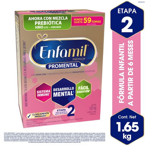 Enfamil Premium Etapa 2 Caja X 3 Bolsas 550 Gr Mead Johnson