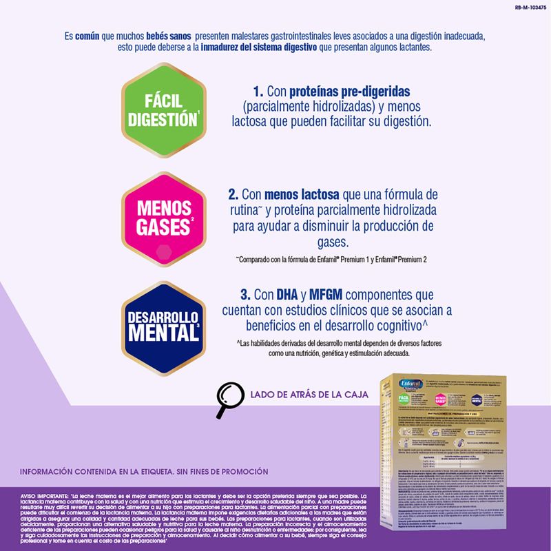 Enfamil Premium Confort 3 Bolsas Mead Johnson