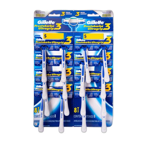 Maquina De Afeitar Prestobarba Ultragrip 3 Disp 16 Unidades Procter