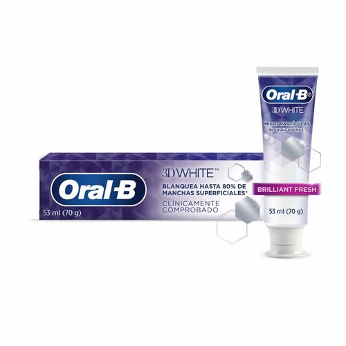Crema De Dientes Oral B 3D White Tubo X 53 Ml P&G