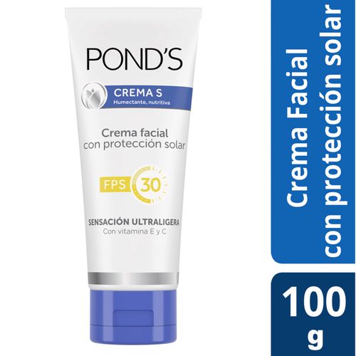 Crema Ponds Humectante Fps30 Frasco X 100 Gr Unilever