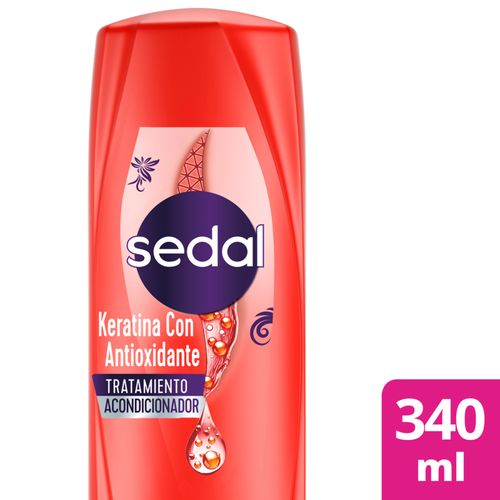 Acondicionador Sedal Keratina Antioxidante Frasco X 340 Ml Unilever
