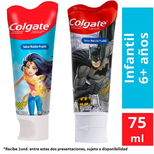 Crema Dental Colgate 6 + Tubo X 75 Ml