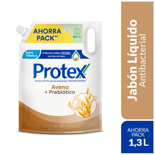 Jabón Protex Avena Líquido Doypack 1300 Ml Colgate