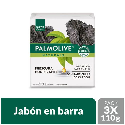 Jabón Palmolive Carbón Barra X 110 Gr 3 Und Colgate