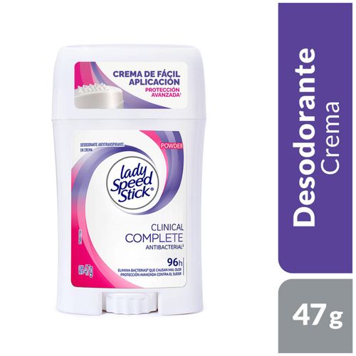 Desodorante Lady Clinical Power Barra X 47 Gr Colgate