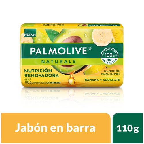 Jabón Palmolive Banana Y Aguacate Barra X 110 Gr Colgate