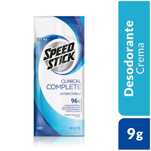 Desodorante Hombre Speed Stick Clinical Dry Caja X 20 Sobres 9 Gr Colgate