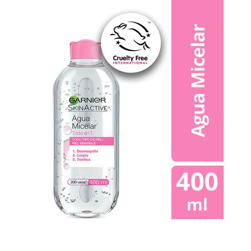 Agua Micelar Todo En Uno Skin Active Frasco X 400 Ml Loreal