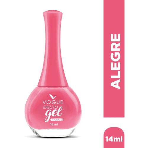 Esmalte Vogue Efecto Gel Alegre Frasco X 14 Ml