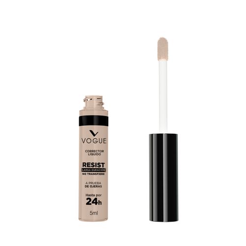 Corrector Líquido Vogue Vogue Resist Prueba De Ojeras Natural 5 Ml