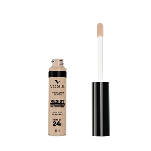 Corrector Líquido Vogue Vogue Resist Prueba De Ojeras Canela 5 Ml