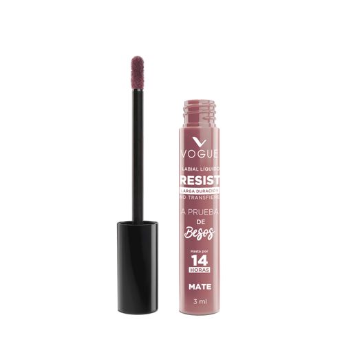 Labial Líquido Vogue Vogue Resist Mate Natural Tubo X 3 Ml