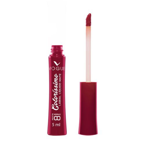 Labial Líquido Vogue Colorissimo Mate Merlot Tubo X 10.5 Gr