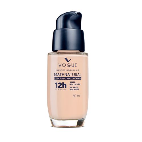 Maquillaje Líquido Vogue Mate Natural Val Ah Natural Frasco X 30 Ml