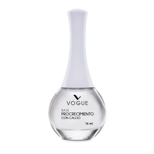 Base Para Uñas Vogue Procrecimiento Con Calcio Efecto Spa Frasco X 14 Ml