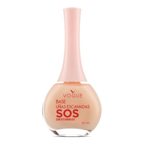 Base SOS Nude Para Uñas Escamadas X 14 Ml Vogue