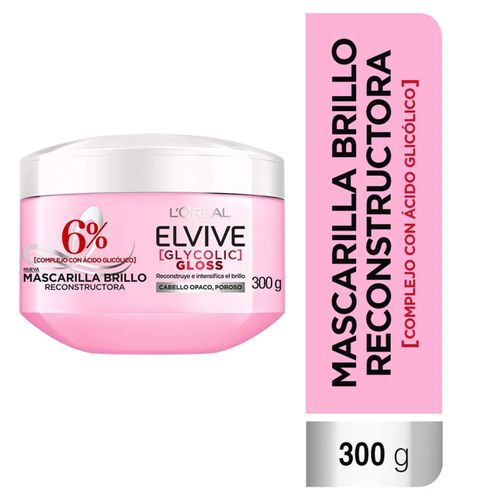 Tratamiento Capilar Elvive Glyco Gloss 300 Gr Loreal