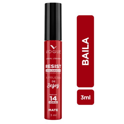 Labial Vogue Resist Baila 3 Ml