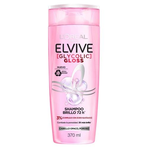 Shampoo Elvive Glyco Gloss Frasco X 370 Ml Loreal