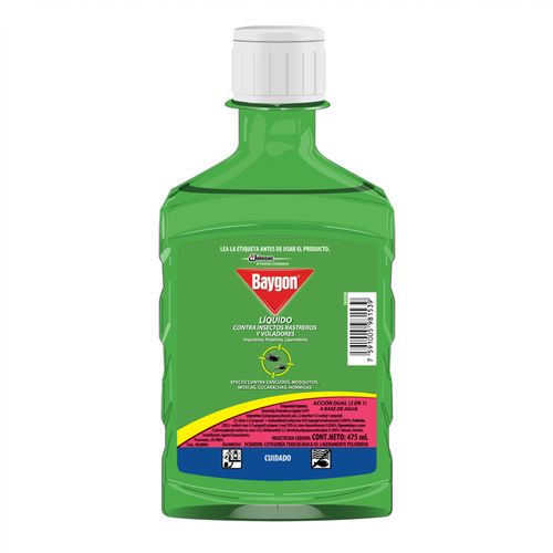 Insecticida Baygon Líquido Frasco X 475 Ml Johnson