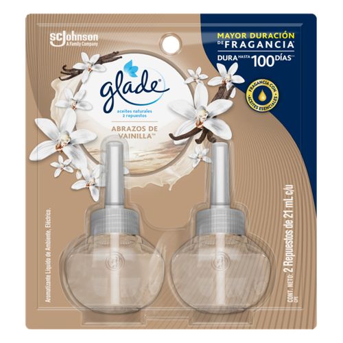 Glade Aceite Vainilla Repuesto 2 Unidades Sc Johnson