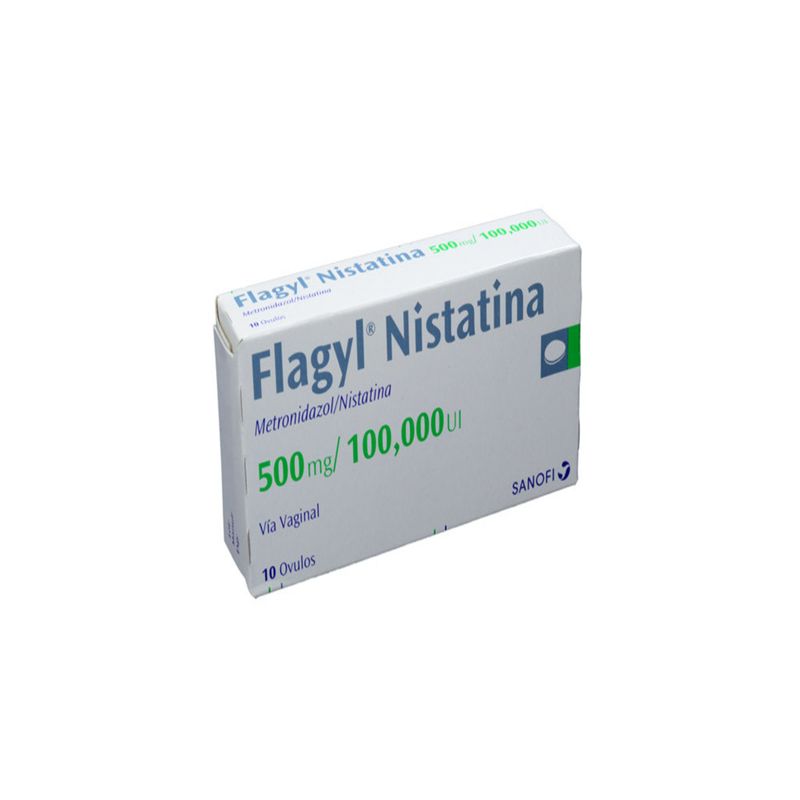 Flagyl Nistatina Metronidazol 500 Mg Caja X 10 Óvulos Bussie - AXA lo tiene