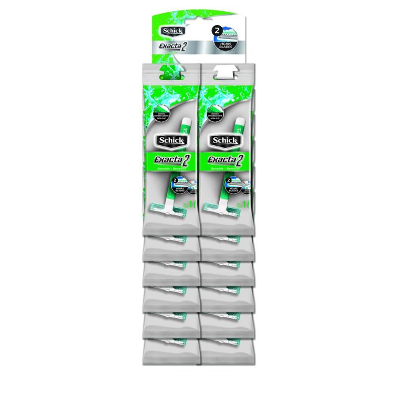 maquina-de-afeitar-schick-exacta-2-piel-sensible-display-x-12-unidades-edgewell