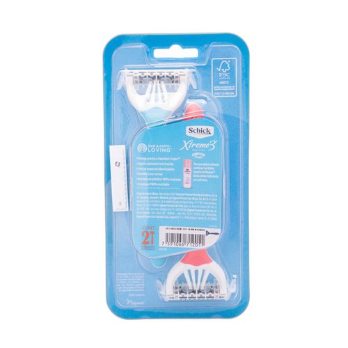 Máquina De Afeitar Schick Xtreme 3 Hawaiian X 2 Unidades Edgewell