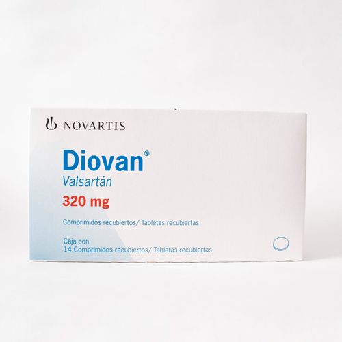 Diovan Valsartan 320 Mg Caja X 14 Tabletas Siegfried