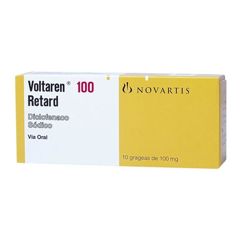 Voltaren Retard Diclofenaco Sódico 100 Mg Caja X 10 Tabletas Novartis